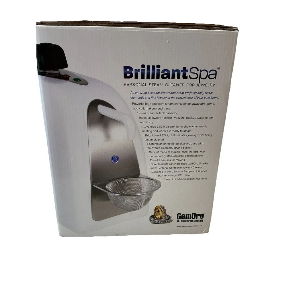 GEMORO Jewelry Steam Cleaner Brilliant Spa TESTED WORKS
